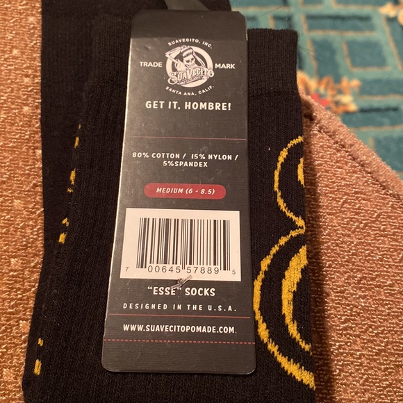 Suavecito Men’s “Esse” Socks - Picture 4 of 4